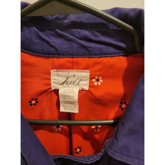 Levi's Double Breasted Blazer Style Jacket Women's Sz M Vintage Retro Gorpcore - Picture 5 of 14